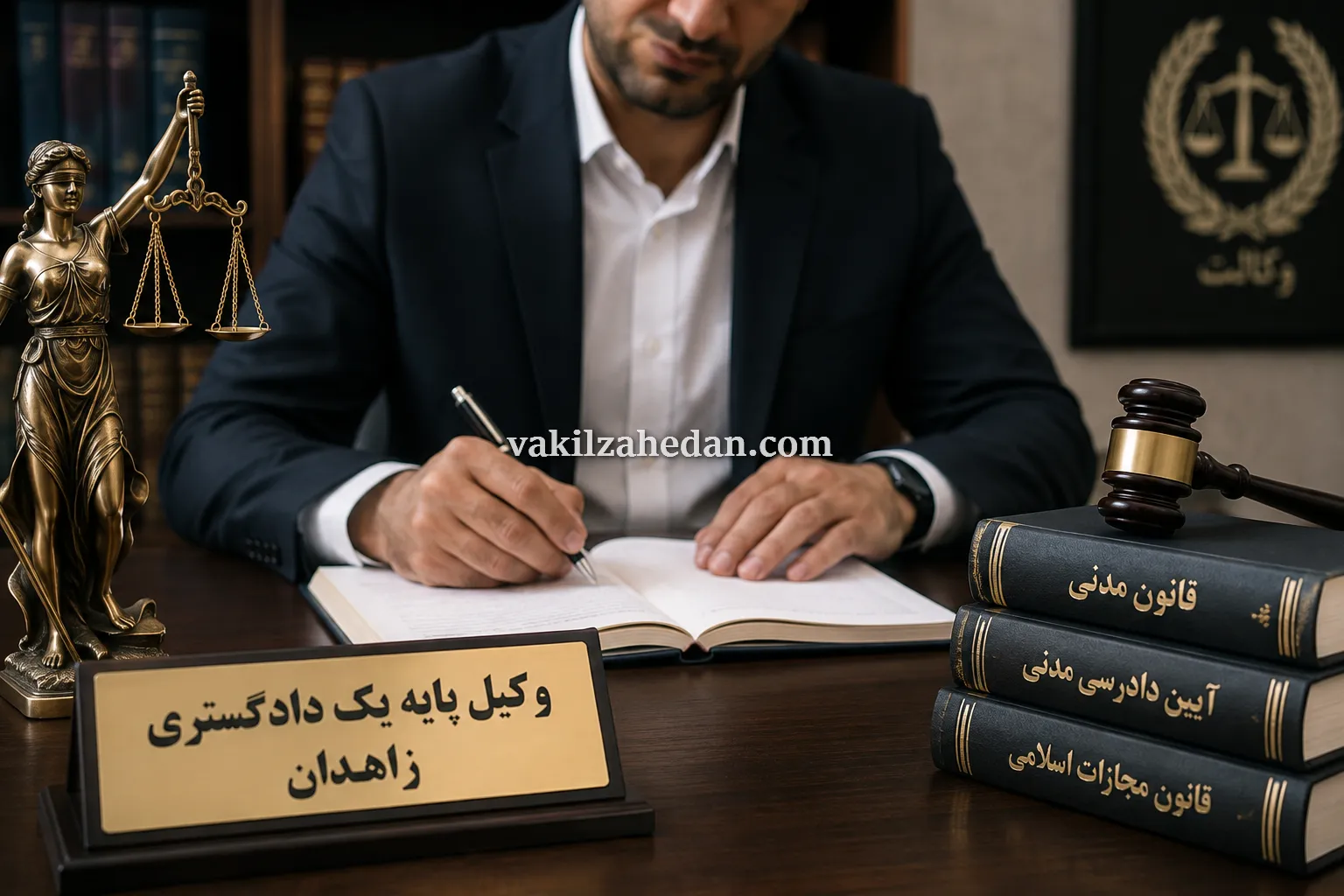 عکس بهترین وکیل در زاهدان​